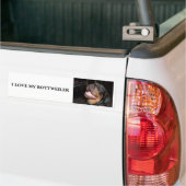 DSCF0313, I-LIEBE MEIN ROTTWEILER AUTOAUFKLEBER (Auf Lkw)