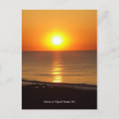 DSCF2915, Sunrise at Topsail Island, NC Postkarte (Vorderseite)