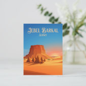 Dschabal Barkal Sudan Postkarte (Stehend Vorderseite)