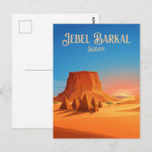 Dschabal Barkal Sudan Postkarte (Vorne/Hinten)