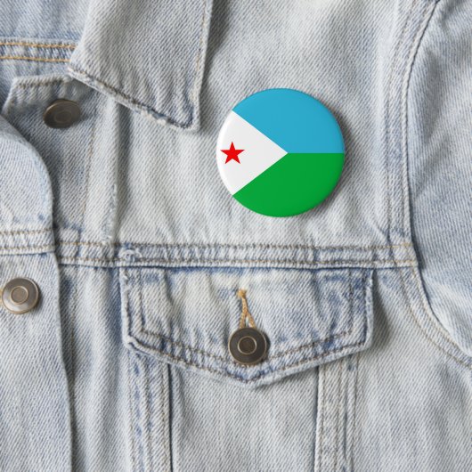 Dschibouti-Landesflaggenationssymbol Button (Beispiel)