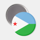 Dschibouti Magnet (Vorderseite/Rückseite)