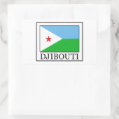 Dschibuti-Aufkleber Rechteckiger Aufkleber (Tasche)