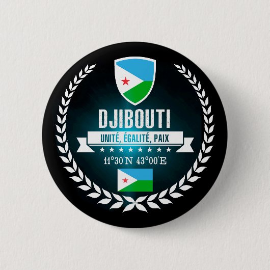 Dschibuti Button (Vorderseite)
