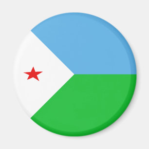 Dschibuti Fischauge Flagge Magnet