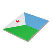 Dschibuti Flag Keramik Tile Fliese (Seite)