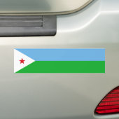 Dschibuti-Flagge Autoaufkleber (Auf Auto)