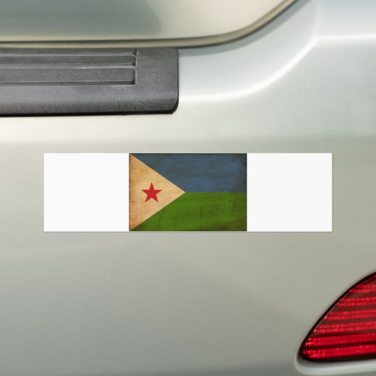 Dschibuti-Flagge Autoaufkleber (Auf Auto)