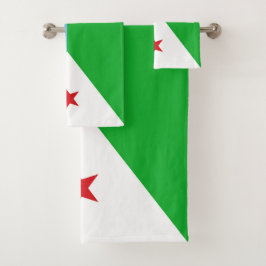 Dschibuti-Flagge Badhandtuch Set