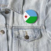 Dschibuti-Flagge Button (Beispiel)