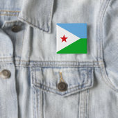 Dschibuti-Flagge Button (Beispiel)