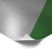 Dschibuti-Flagge Fotodruck (Ecke)