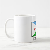 Dschibuti-Flagge Kaffeetasse (Links)