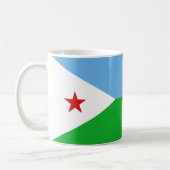 Dschibuti-Flagge Kaffeetasse (Links)