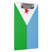 Dschibuti-Flagge Klemmbrett (Rechts)