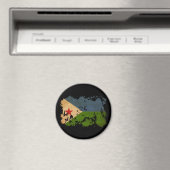 Dschibuti-Flagge Magnet (In Situ (Geschirrspüler))