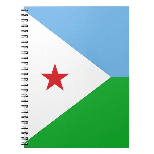 Dschibuti-Flagge Notizblock (Vorderseite)