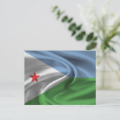 Dschibuti-Flagge Postkarte (Stehend Vorderseite)