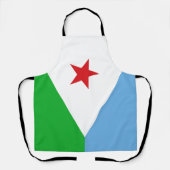 Dschibuti-Flagge Schürze (Vorderseite)