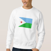 Dschibuti-Flagge Sweatshirt (Vorderseite)