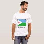 Dschibuti-Flagge T-Shirt (Vorne ganz)