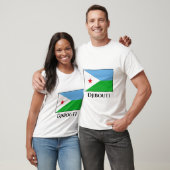 Dschibuti-Flagge T-Shirt (Unisex)