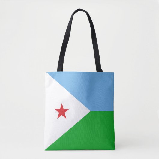 Dschibuti-Flagge Tasche (Vorderseite)