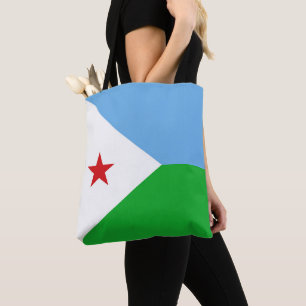 Dschibuti-Flagge Tasche