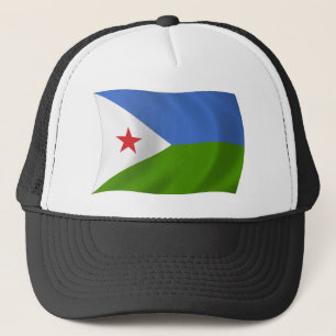 Dschibuti-Flaggenmütze Truckerkappe