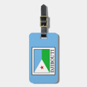 Dschibuti Gepäckanhänger (Vorderseite vertikal)