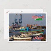 Dschibuti - Hafen - Postkarte (Vorne/Hinten)