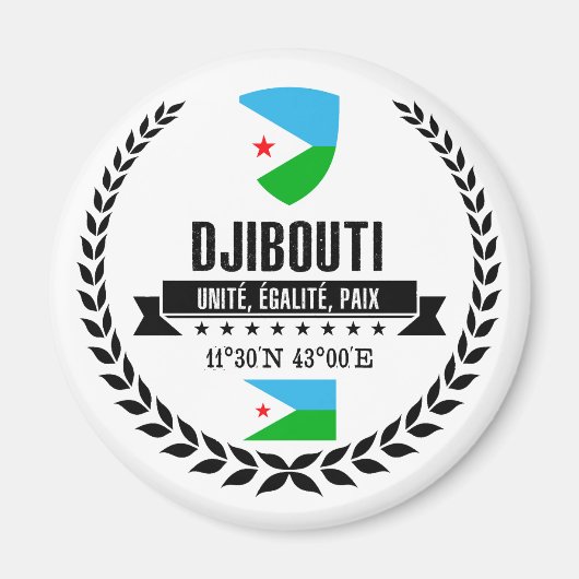 Dschibuti Magnet (Vorne)
