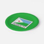 Dschibuti Pappteller (Schrägansicht)