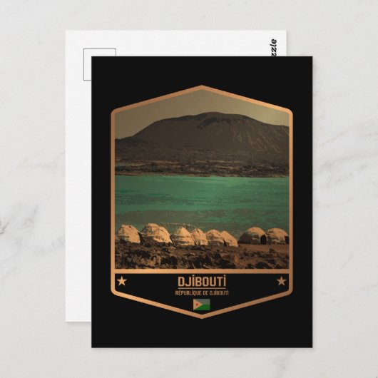 Dschibuti Postkarte (Vorne/Hinten)