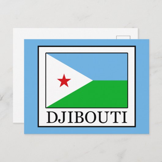 Dschibuti Postkarte (Vorne/Hinten)
