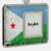 Dschibuti Rahmen-Ornament Silber (Rechts)