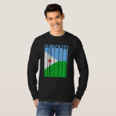 Dschibuti T Shirt Vintag Dschibuti Flaggenhemd Va (Vorne ganz)