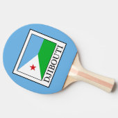 Dschibuti Tischtennis Schläger (Seitenansicht)