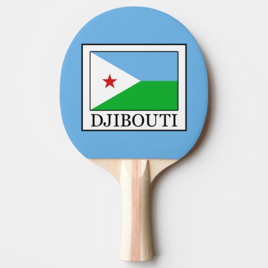 Dschibuti Tischtennis Schläger (Vorderseite)