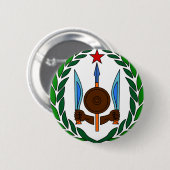 Dschibuti-Wappen Button (Vorne & Hinten)
