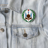 Dschibuti-Wappen Button (Beispiel)