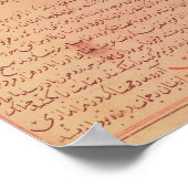 Dschingis Khan außerhalb seines Zeltes Poster (Ecke)