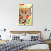 Dschingis Khan (c.1162-1227) kämpfte gegen die Chi Leinwanddruck (Insitu (Schlafzimmer))