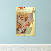 Dschingis Khan (c.1162-1227) kämpfte gegen die Chi Leinwanddruck (Insitu (Holzboden))