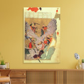 Dschingis Khan (c.1162-1227) kämpfte gegen die Chi Leinwanddruck (Insitu (Wohnzimmer))