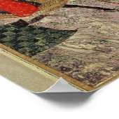 Dschingis Khan (c.1162-1227) kämpfte gegen die Chi Poster (Ecke)