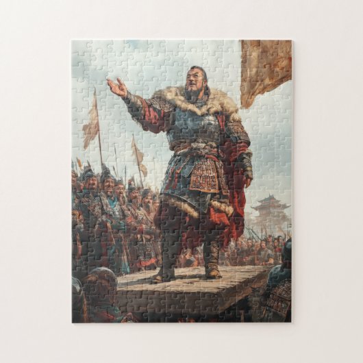 Dschingis Khan Puzzle (Vertikal)