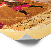 Dschingis Khan und seine Söhne von Rashid al-Din Poster (Ecke)