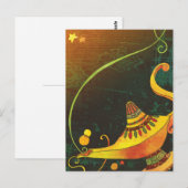 Dschinn-Lampe Postkarte (Vorne/Hinten)