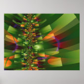 Dschungel 2 Abstrakt Art Poster (Vorne)